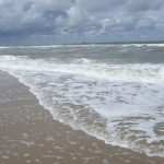 Wellen am Strand